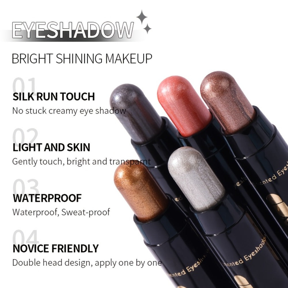Waterproof Eyeshadow Pencil Set 6 Colors — Metallic & Matte Glitter Highlight Eyeliner Crayons, Long-Lasting Smudge-Proof Eye Makeup, No-Brush Multifunctional Sticks for Women, Neu - product image 7