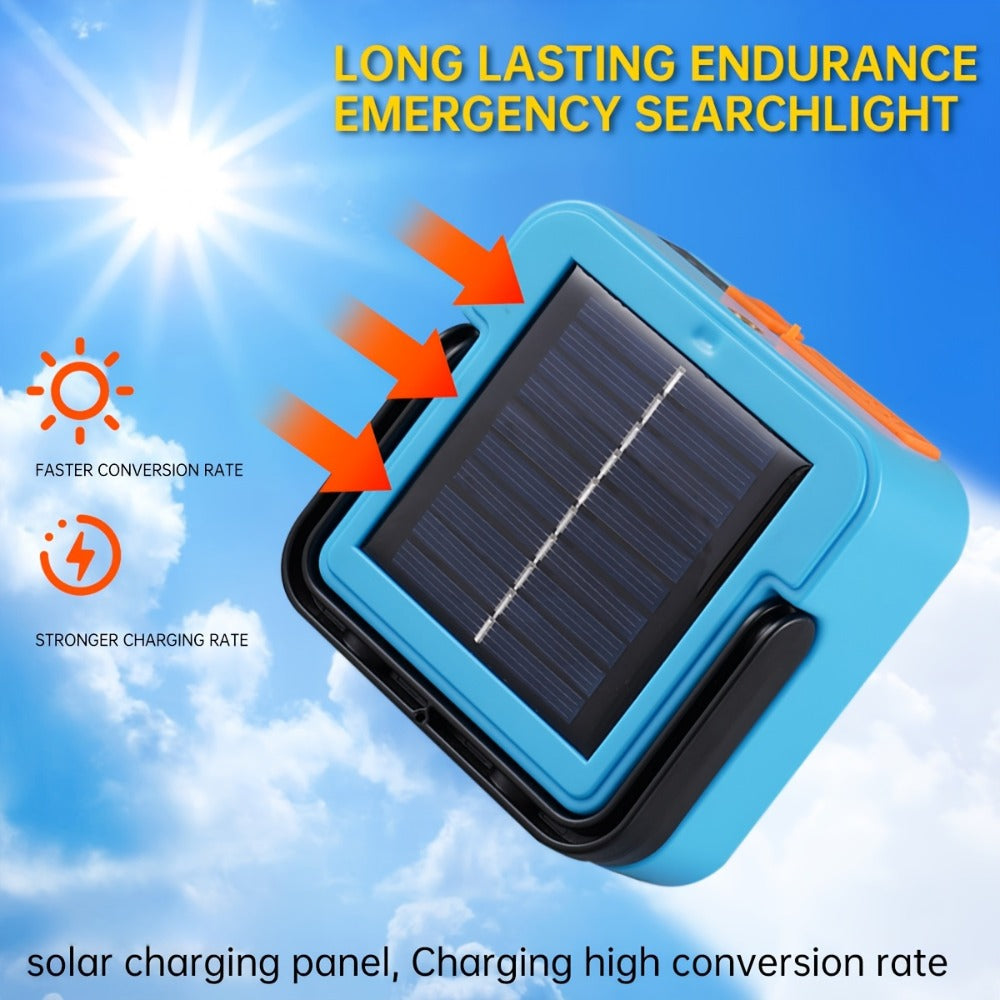 Solar Camping Lantern Ultra-Bright 4 Adjustable Modes – Solar & USB Rechargeable Multifunctional Searchlight with Bracket & Hook for Camping, Hiking, Emergency & Outdoor Use - product image 5