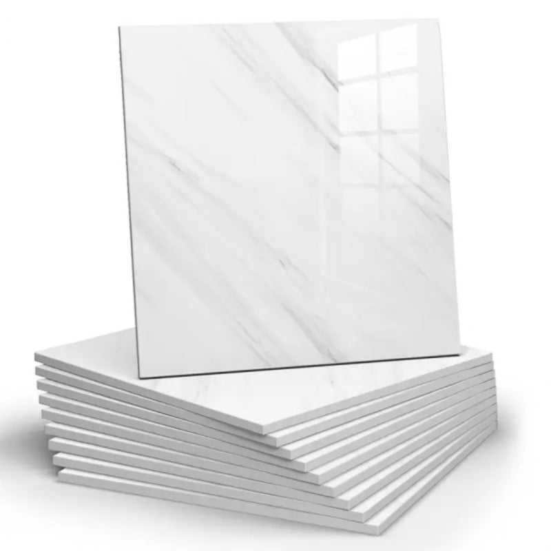 Self-Adhesive PVC Marble Tile Stickers 20pcs 30x30cm Waterproof Wall Panels for Bathroom Kitchen Living Room Backsplash Decor - product image 26