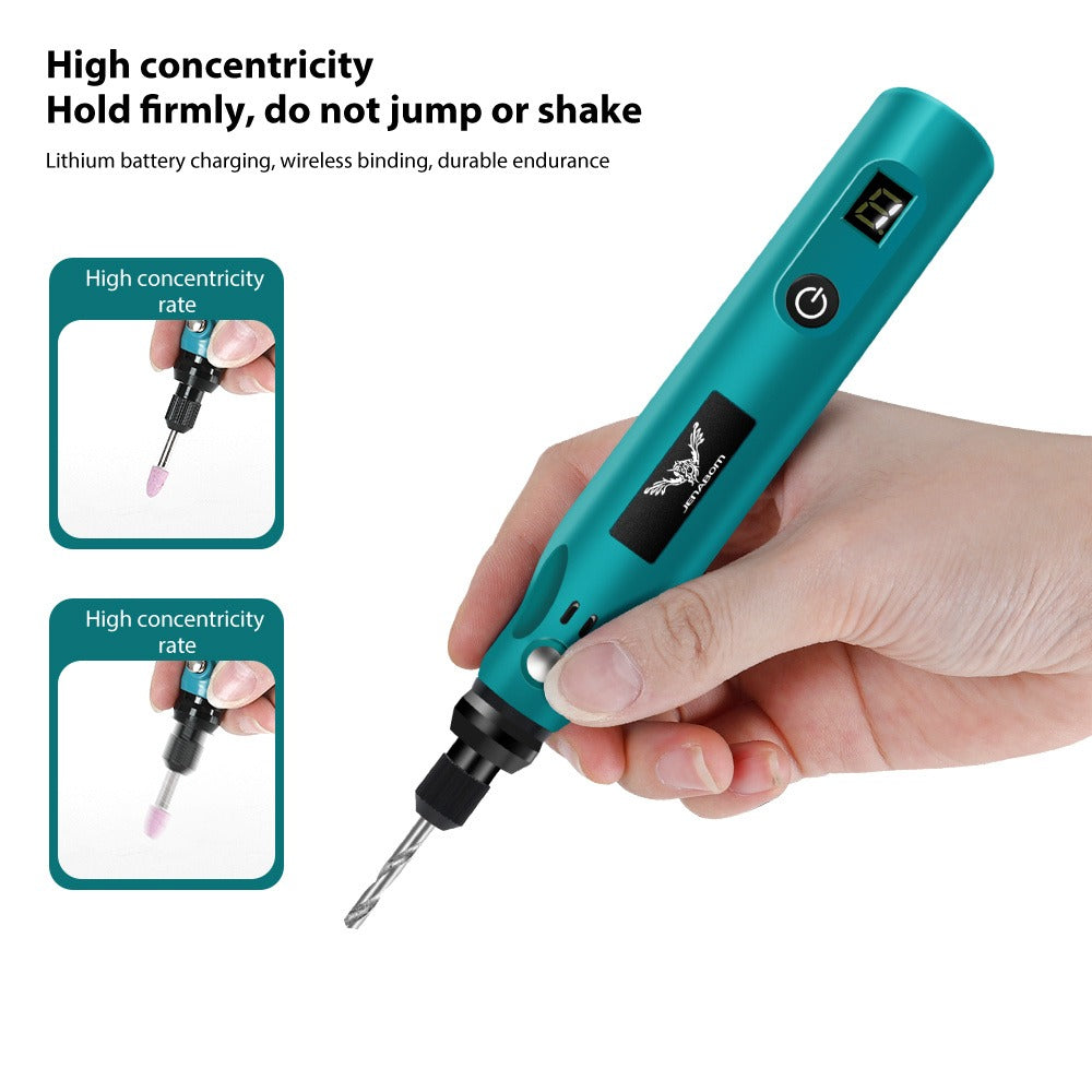 Electric Engraving Pen Kit 25/39PCS - Rechargeable Rotary Tool Set with Adjustable Speed for Engraving, Sanding, Polishing, Drilling & Etching - Portable Multifunctional Power Tool - product image 6