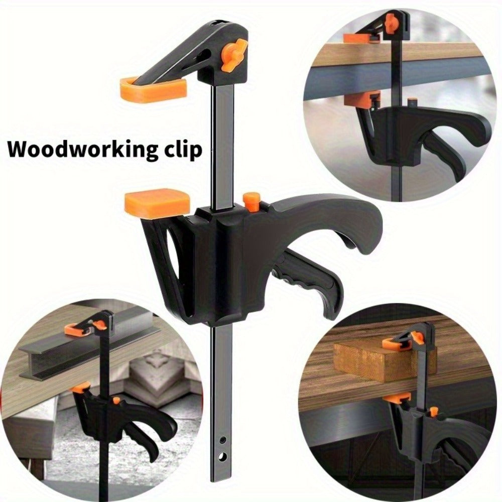 F Clamp Woodworking Quick Clamp Set Ratcheting Bar Clamp with Trigger Handle for Wood Glue DIY Projects - product image 2