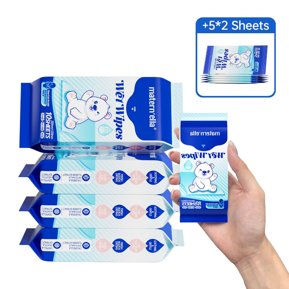 Flushable Wet Wipes with Probiotics – Plant-Based Fibers, Fragrance Free, Sewer Safe, Soft & Thick Disposable Butt Wipes for Adults, Incontinence & Personal Care (1/3/5/6/8/9/15 Pa - product image 5