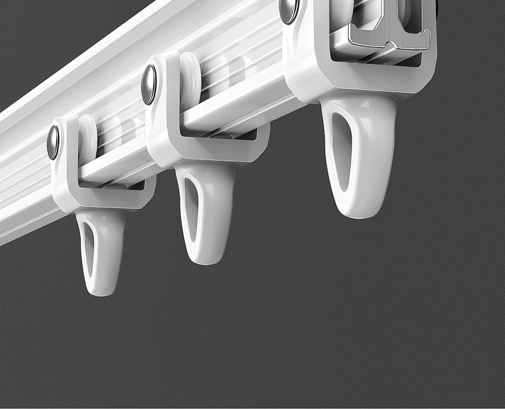 Flexible Curtain Rail Track – Bendable PVC Ceiling Mount Curtain Rod for Bay Window, Bathroom & Home Decor, Trim-to-Fit Monorail Curtain Track System - product image 23