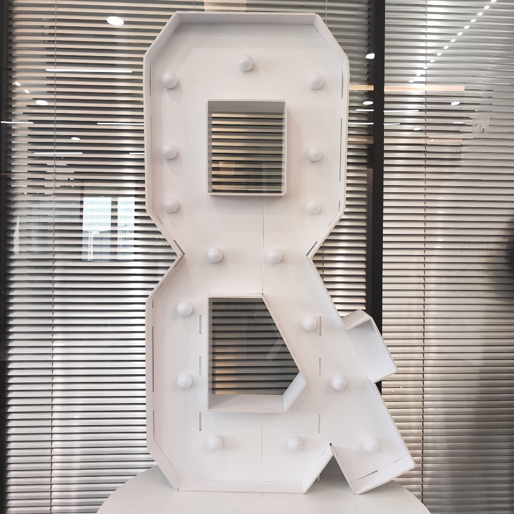 LED Letter Lights 4FT Tall Marquee Letter Lights A-Z Alphabet Light Up Letters with Cool White LED for Wedding, Birthday, Party, Proposal & Graduation Decor - product image 34