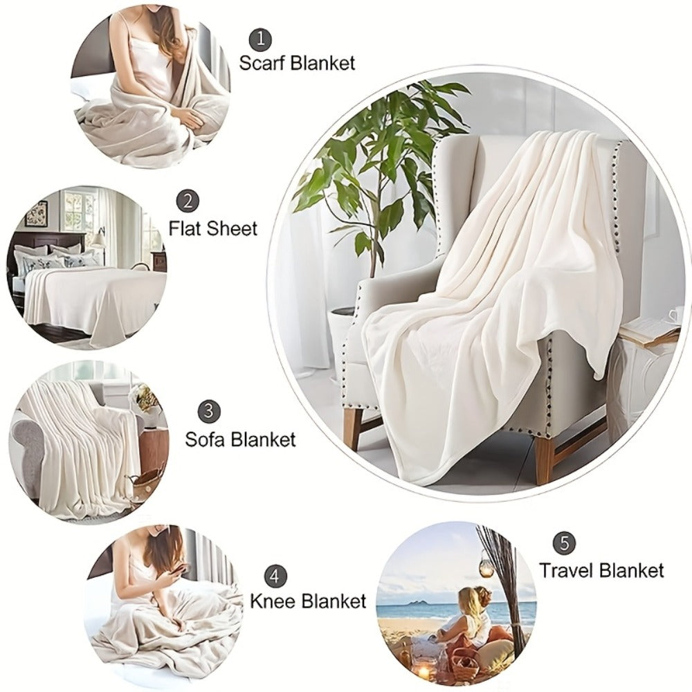 Love Message Flannel Blanket for Mom – 250-300gsm Soft Reversible All-Season Throw, Perfect Gift for Mother's Day & Birthday - product image 6