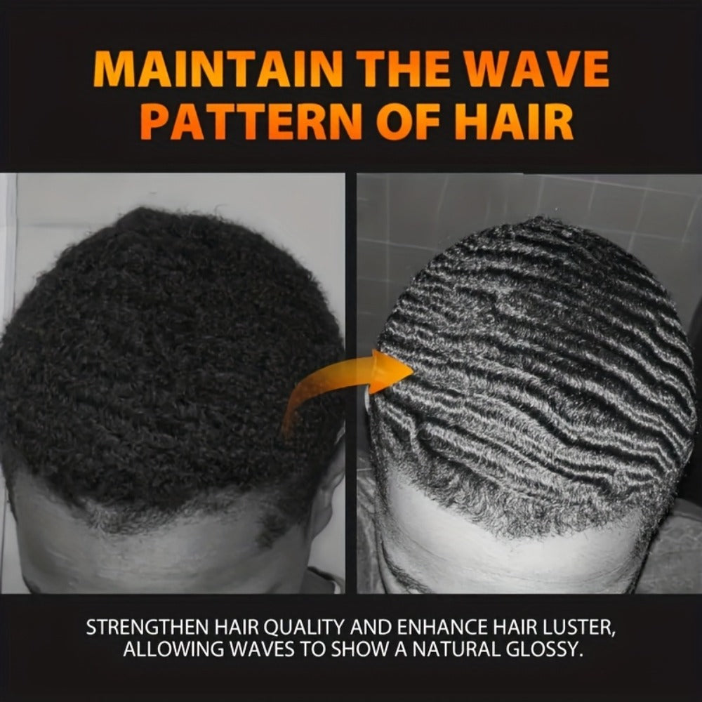 360 Wave Pomade Strong Hold Hair Styling with Jojoba Oil — Frizz Control Moisturizing Formula for Dreads Locks Twists Coily Curly Wavy Hair Men Grooming Daily Hair Care Set - product image 10