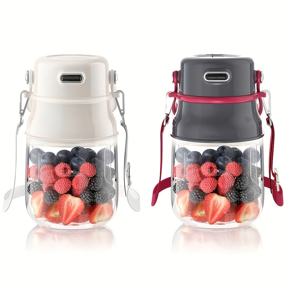 Personal Blender USB-C Rechargeable 27oz - 10-Blade Portable Smoothie Blender with Shoulder Strap, 70W Dual Battery, Safety Lock, Dishwasher Safe, for Shakes, Protein Drinks, Gym & - product image 5