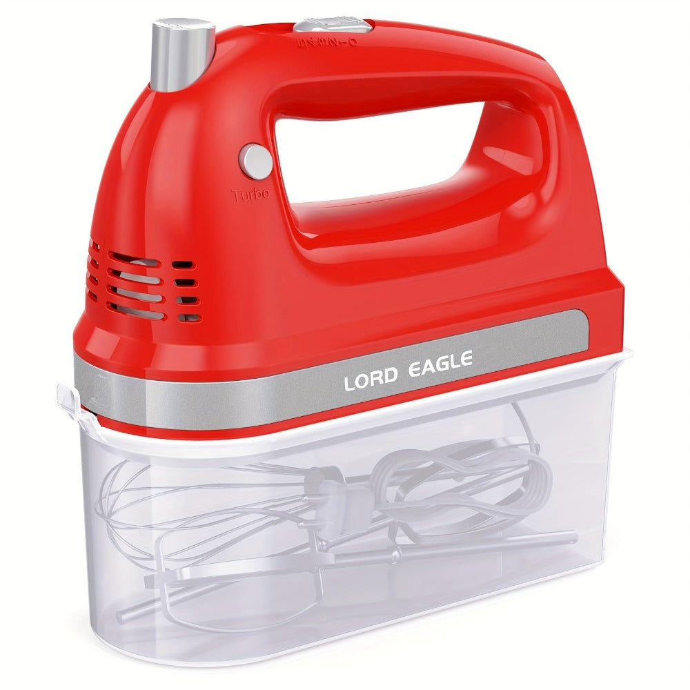 Hand Mixer Electric 300W with Stainless Steel Attachments & Storage Case - 5-Speed Control for Baking Cakes, Eggs & Whipping Cream, Compact Kitchen Handheld Mixer for Home Use - product image 3