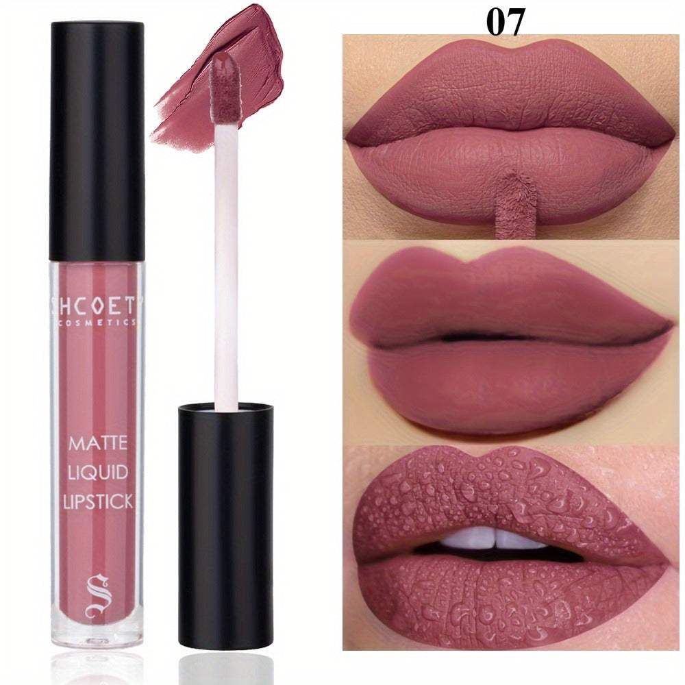 Bear Lip Glaze Set 3 Colors — Cute Bear Packaging Velvet Matte Waterproof Liquid Lipstick in Brown Pink & Red, Non-Stick Non-Greasy Long-Lasting Formula, Gift for Women Girls & Bea - product image 15