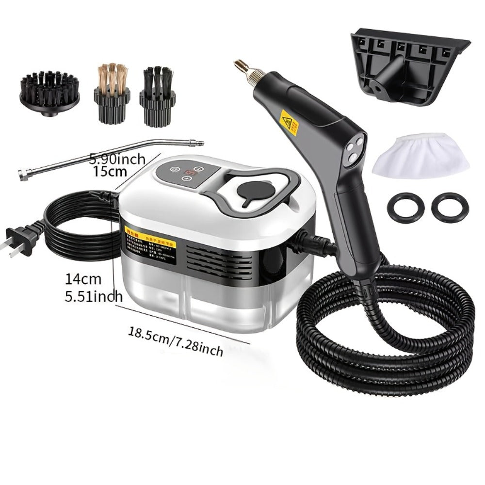 High Temperature Steam Cleaner Handheld Carpet Cleaner High Pressure for Kitchen Grease Sofa Air Conditioner Washing Machine Tile Grout Easy Carry Home Use - product image 2