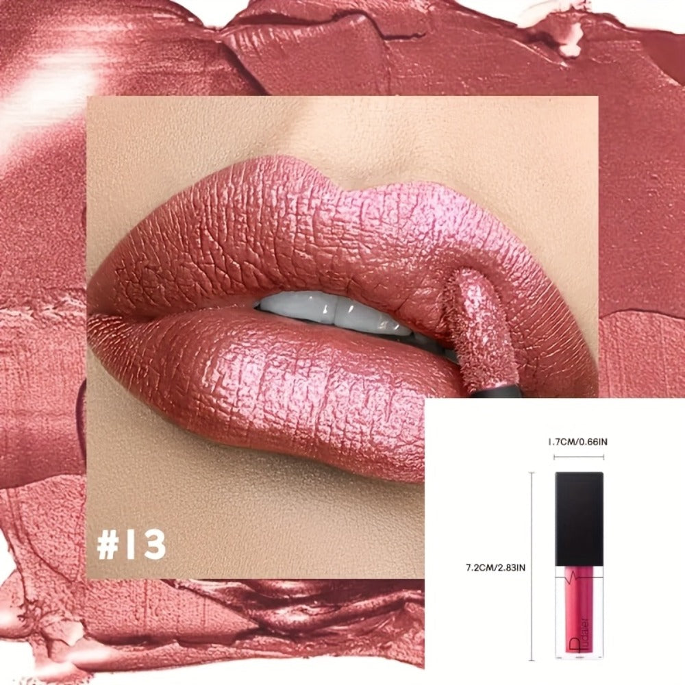 Lip Gloss Set Metallic High Gloss Plumping Long Lasting Non Stick Mirror Shine Glossy Lipstick for Women 11 Shades Party Date Daily Makeup Portable Gift - product image 5