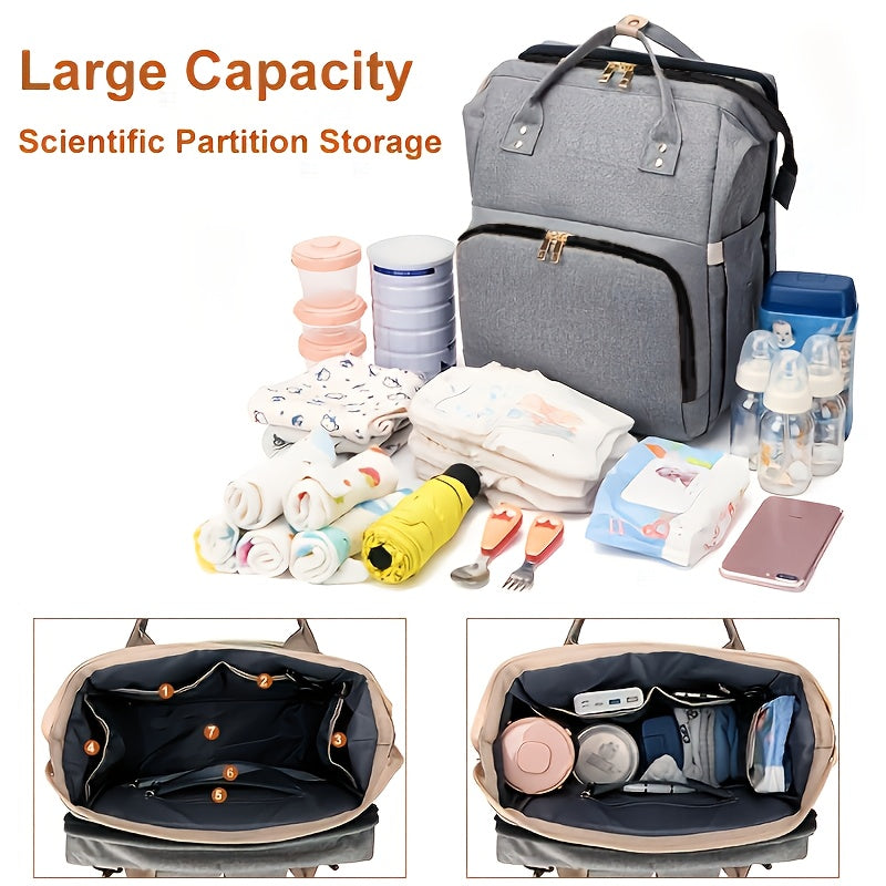 New Large Maternal and Bag, a Must-Have Diaper Backpack for Mommies to Go Out - Suitable for Bags for Boys and Girls, a Great Gift - product image