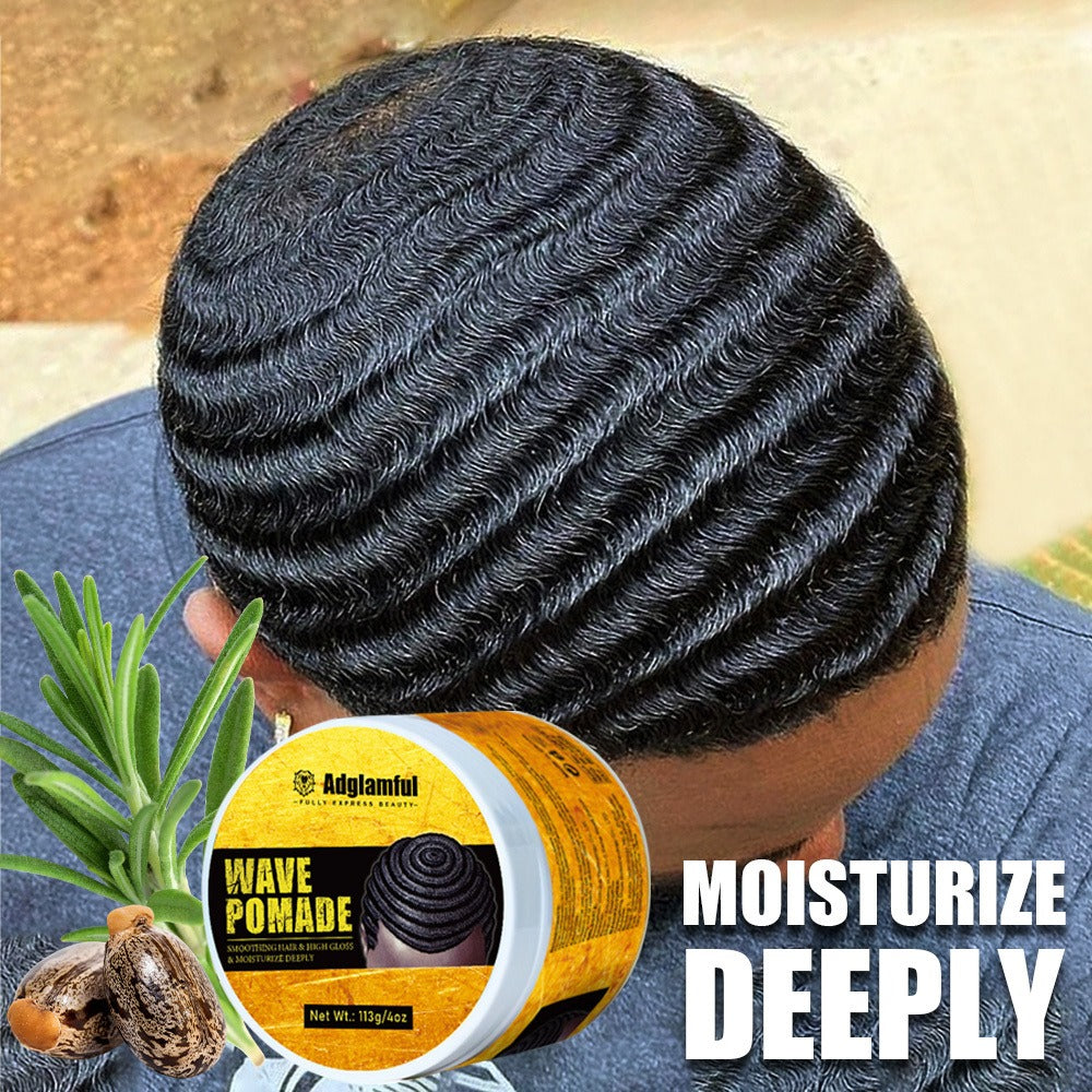 360 Wave Pomade for Men — Wave Control Defining Cream for Layered Waves, Volume & Texture | Non-Greasy, Water-Soluble, No Residue | Easy to Style, Brush & Maintain Natural 360 Wave - product image 2