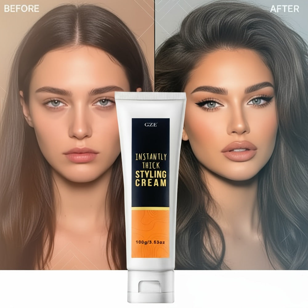 Volumizing Texturizing Hair Cream for Women Men 100g - Instant Volume Boost Adds Body & Definition Lightweight Non-Greasy Formula for Fine Flat Limp All Hair Types Natural Finish - product image 2