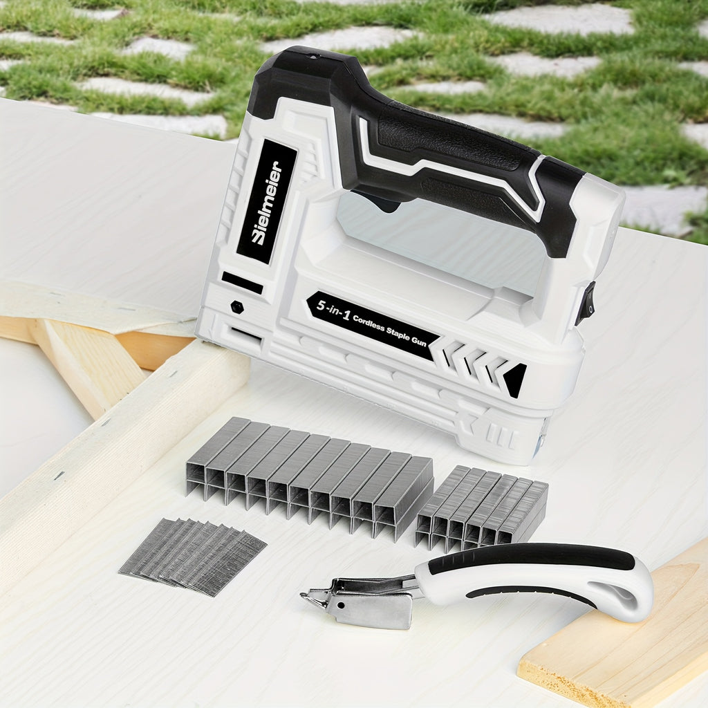 Bielmeier 20V/4V Cordless 2-in-1 Stapler/Nailer, Brad Nailer Without Compressor and Cord, Lightweight Design, with Safety Striker Guard, Battery&Charger - product image 22