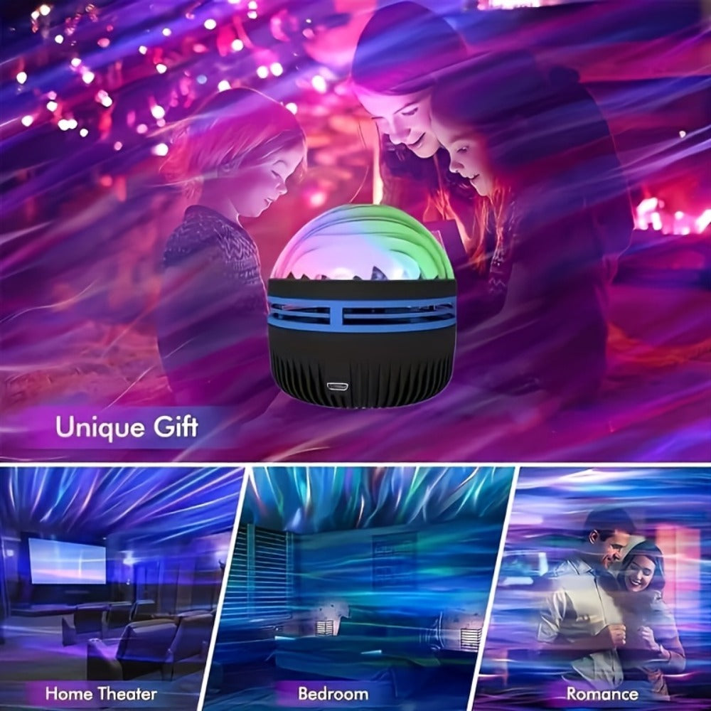 Star Projector Galaxy Night Light with Remote – Aurora Borealis LED Starry Sky Projector, 7 Lighting Effects for Bedroom, Camping, Wedding, Holiday Party & Home Decoration - product image 5