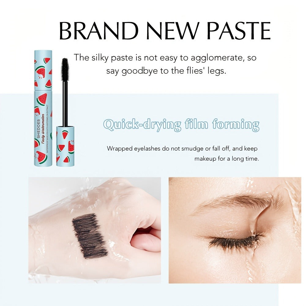 Waterproof Mascara 2 Pack Watermelon — Lengthening Curling & Thickening Formula, Natural Lash Extension, Long-Lasting Smudge-Proof, Beginner-Friendly Eye Makeup for Women - product image 7