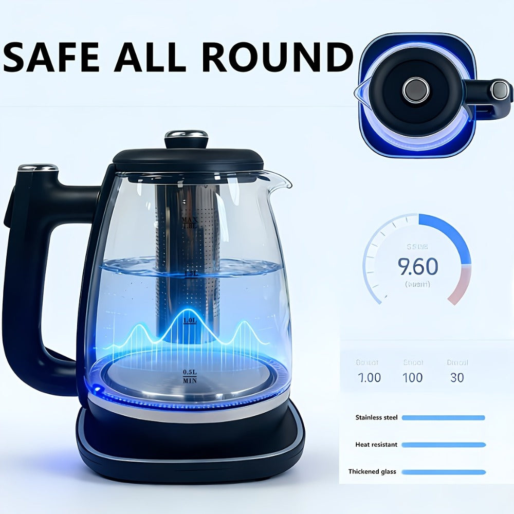 Electric Kettle 1.8L Stainless Steel – Fast Boil with Auto Shut-Off, Boil-Dry Protection, Removable Filter & 360° Swivel Base, BPA-Free Hot Water Kettle for Tea, Coffee & Baby Form - product image 6