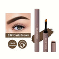 Waterproof Eyebrow Pencil Double-Ended Micro Precision Tip - Long-Lasting Smudge-Proof Brow Definer with Spoolie Brush Hair Stroke Effect for Women All Skin Types Dark Brown - product image 10