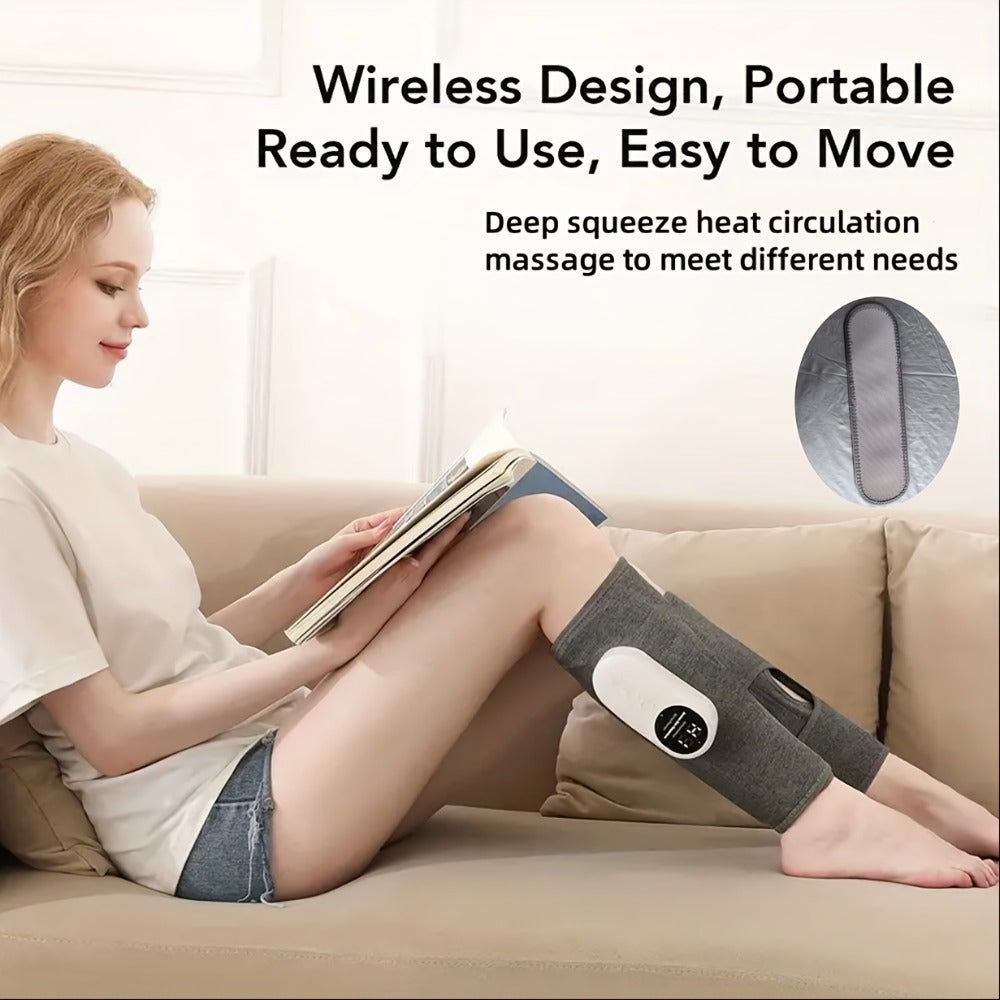 Air Compression Leg Massager – Cordless Calf & Foot Massager with 3 Intensity Levels for Legs, Thighs, Knees & Feet | Circulation Booster, Holiday Gift for Women & Men - product image 3