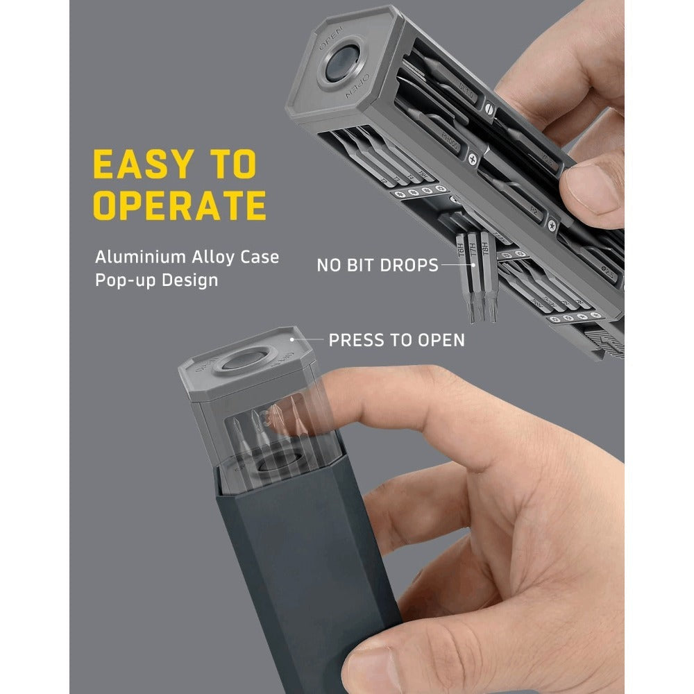 Precision Screwdriver Set 46-in-1, Magnetic Mini Professional Repair Tool Kit with CR-V Steel Phillips Slotted Torx Hex Y-Type Bits for Phone, Laptop, Watch, Game Console, Tablet & - product image 6