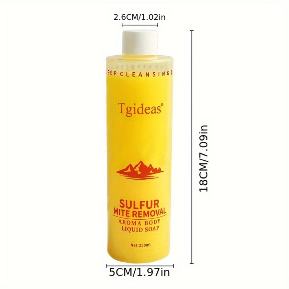 Sulfur Shampoo & Body Wash 2-in-1 Set — Scented Sulfur Soap Cleansing Liquid for Gentle Daily Scalp Purifying & Full Body Cleansing | Creamy Lather Formula | 2 Bottles | Family Hou - product image 5