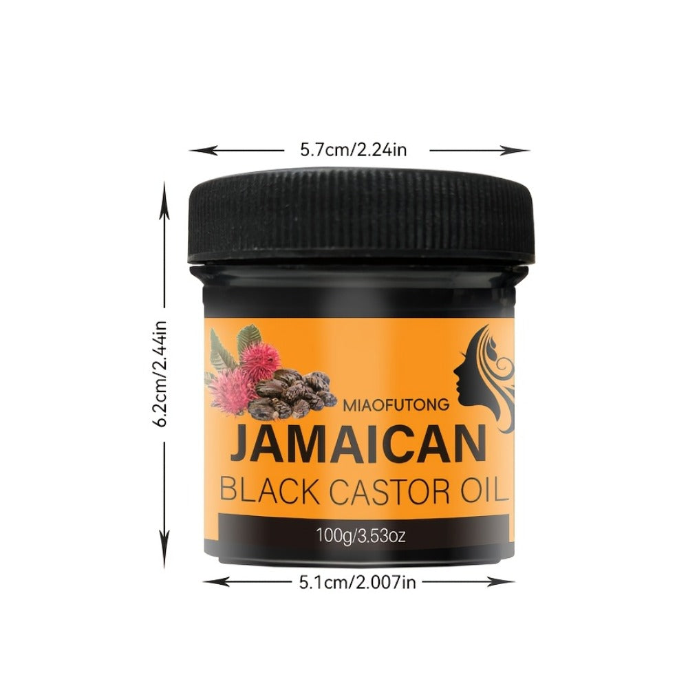 Black Castor Oil Hair Milk 5pcs — 100% Jamaica Pure Cold-Pressed Castor Oil Leave-In Moisturizer for Curly, Coily & Textured Hair | Deep Hydration, Frizz Control, Split End Prevent - product image 4