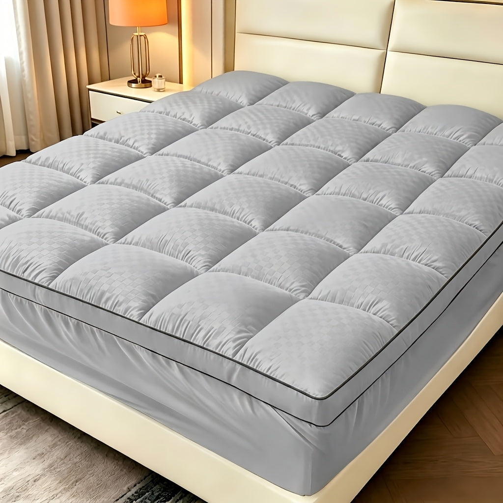 Mattress Topper Viscose Derived from Bamboo, Soft Mattress Topper Quilted Fitted Mattress Pad, Pillow Top Mattress Cover with Deep Pocket Up to 21 Inches - product image 19