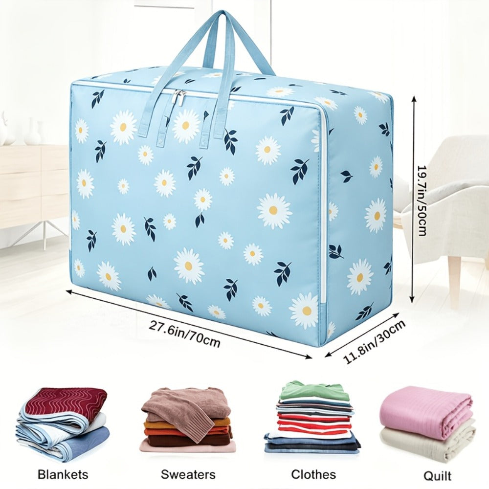Under Bed Storage Bags 6pcs 140L - Large Capacity Foldable Organizer Bags for Clothes Blankets Bedding, Space Saving Underbed Storage - product image 5