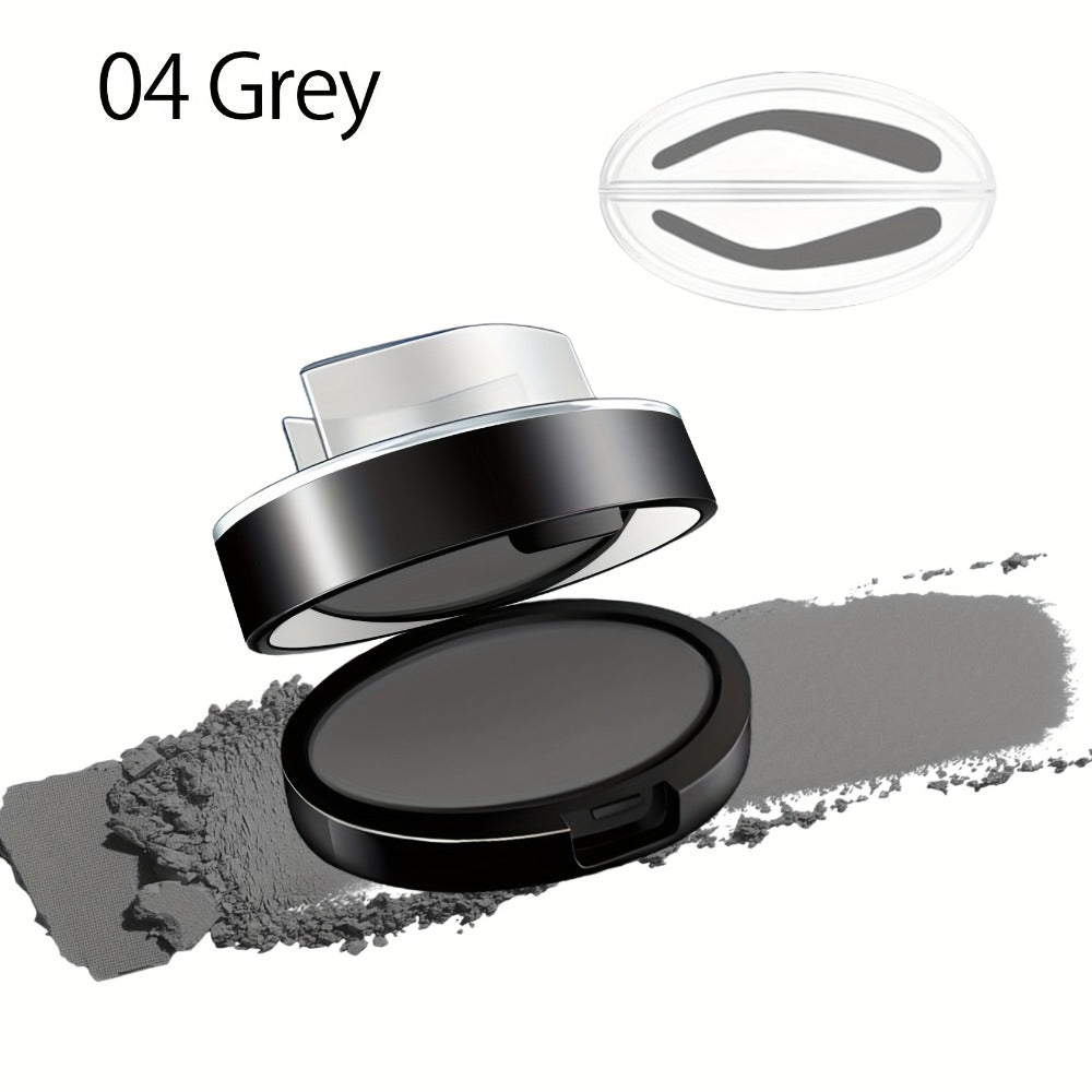Waterproof Eyebrow Stamp Powder Kit Natural Arched Brow Shaping Long-Lasting Makeup for Women – Beginner Friendly Works on Dry & Oily Skin – Grey, Light Brown, Dark Brown Shades - product image 3