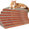 Cat Scratcher Lounger Reversible – Large Cardboard Cat Scratching Pad & Board for Indoor Cats, 5-Layer Durable Construction, Double-Sided Scratch Surface - product image 3