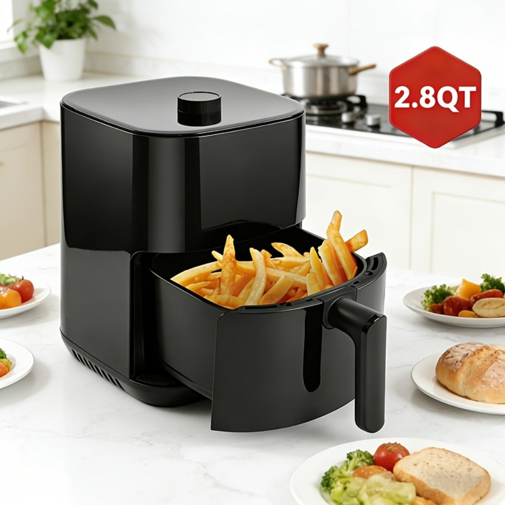 Air Fryer 8-in-1 with LED Touchscreen, 6QT Large Capacity Electric Hot Air Oven, 1350W 360° Hot Air Circulation, Non-Stick Fry Basket, Heat-Insulated Handles, 8 Cooking Presets for - product image 8