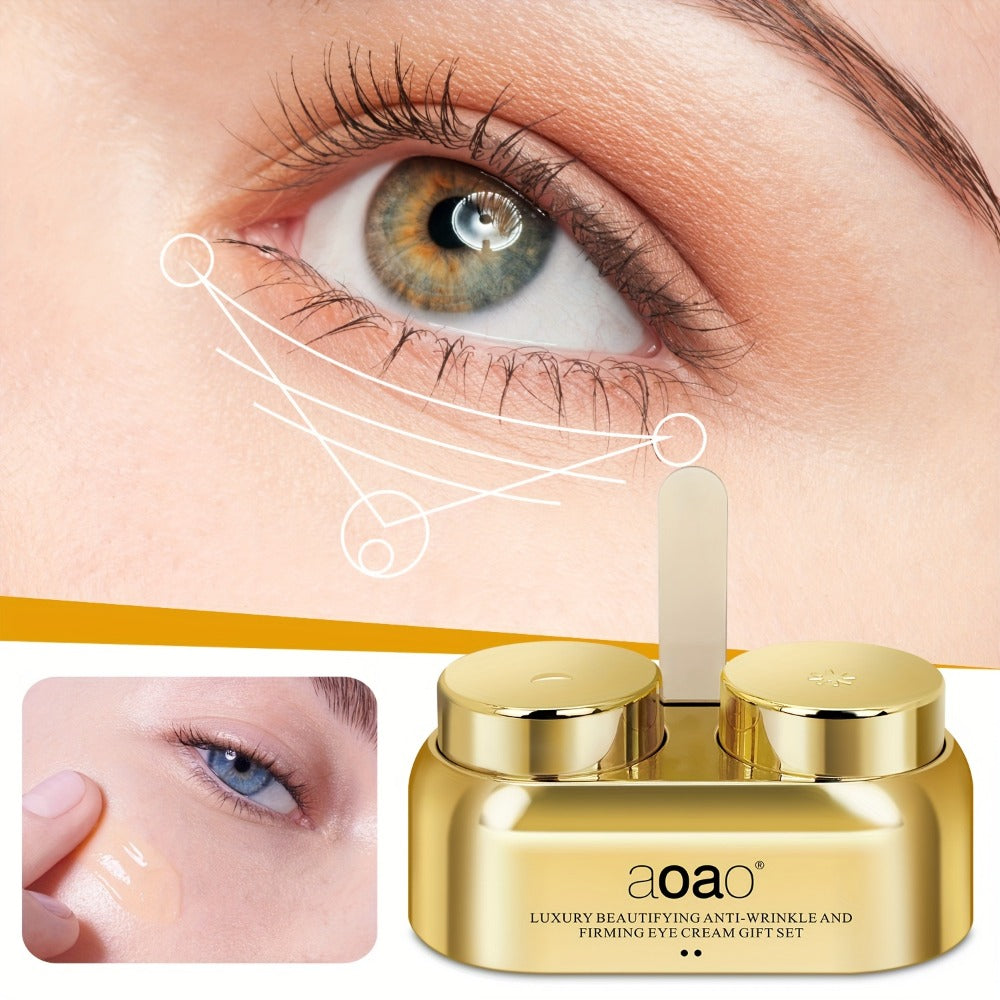 Caffeine Eye Cream Day & Night Set with Peptide, Hyaluronic Acid & Niacinamide – Firms, Brightens & Reduces Dark Circles, Puffiness & Fine Lines | Anti-Aging Eye Essence for Women  - product image 7