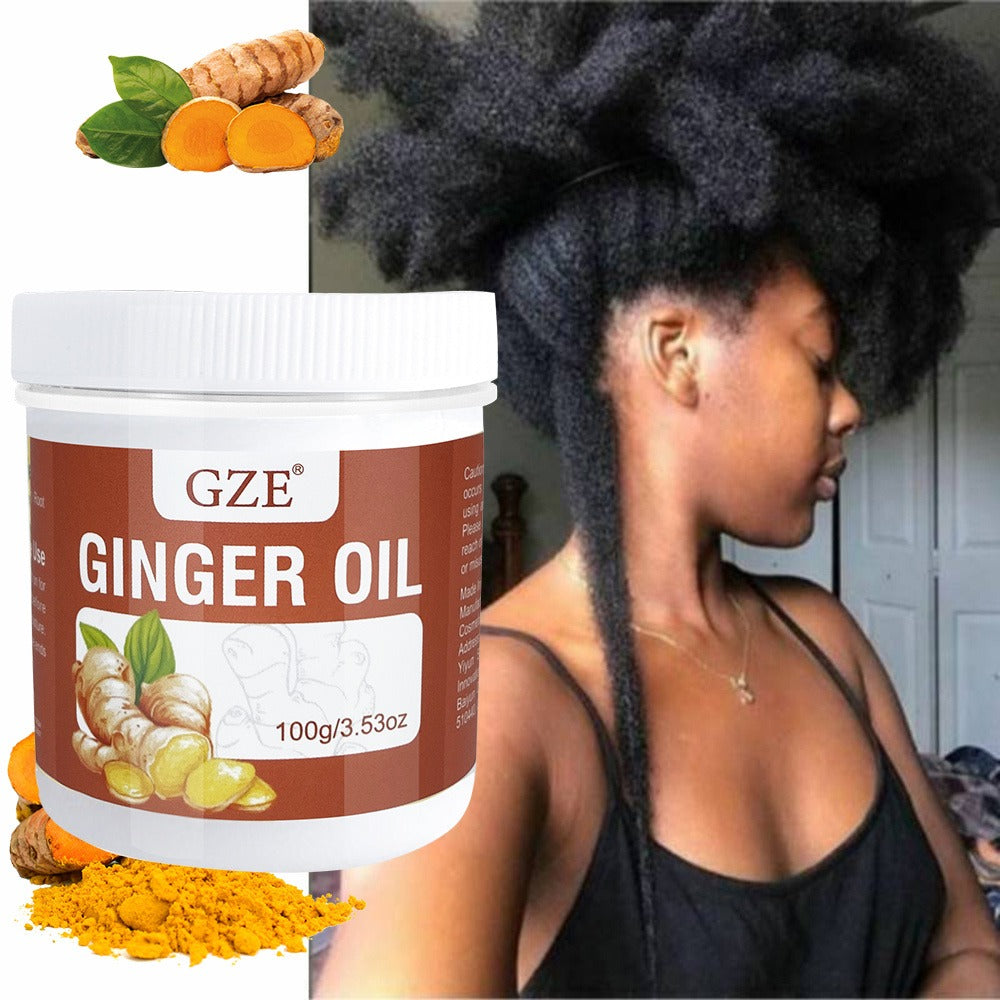 Ginger Scalp Stimulating Hair Growth Oil 100g — Deep Moisturizing, Strengthening & Nourishing Formula for Longer Thicker Healthier Hair, Lightweight Non-Greasy, All Hair Types, Uni - product image 4