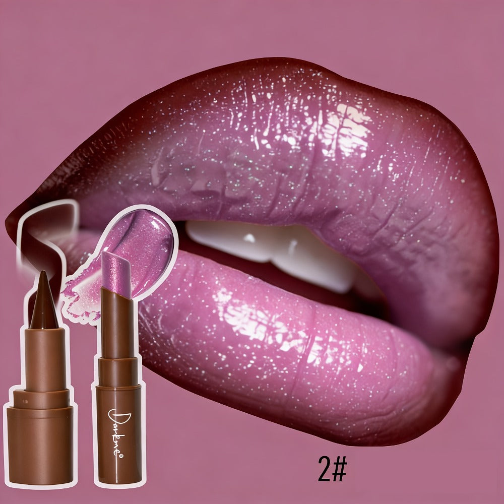 Metallic Lipstick & Lip Liner Pen Set for Women – 3D Full Lip Shape High-Shine Glossy Finish, Long-Lasting Smudge-Proof All-Day Wear, Multi-Shade Fuller Lips Look, 4 Shades - product image 5