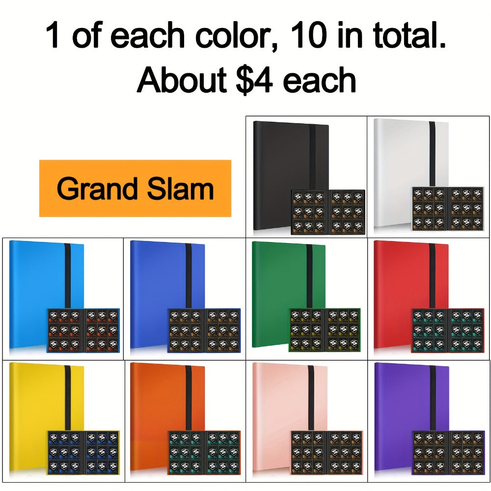 Holds 360 Cards Each, Fits PTCG Baseball Football Basketball K-Pop Photocards, Card Collector Album Bundle – Trading Card Binder 9-Pocket 7 or 10 Pack - product image 5