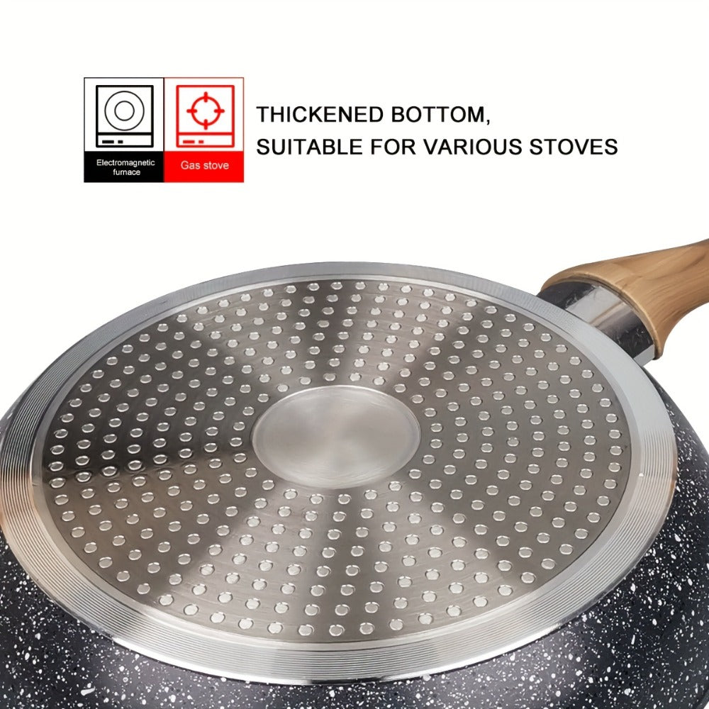 Non-Stick Frying Pan Set 3-Piece 7 9.5 11 Inch – Dishwasher Safe Skillet Set with Insulated Handle | Induction Compatible Home Kitchen Pans in Beige Grey & Black | Durable Even-Hea - product image 12