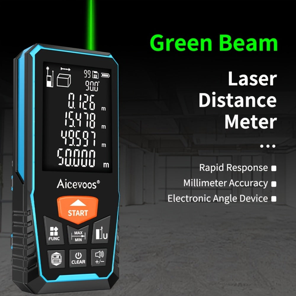 Laser Distance Meter Green Beam Digital Rangefinder 50M 70M 100M 120M Laser Tape Measure with LCD Display for Construction Surveying Indoor Outdoor Measuring - product image 12
