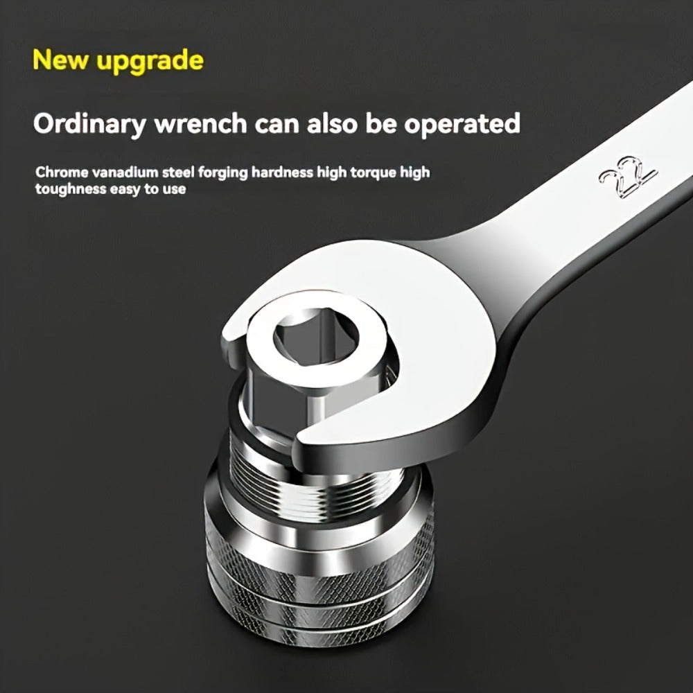Universal Socket Wrench Adapter 10-19mm - Adjustable Hex Nut & Bolt Socket, Fits 3/8" Drive Ratchet, Torque Wrench & Electric Drill, All-in-One Socket Tool for Home & Professional  - product image 8