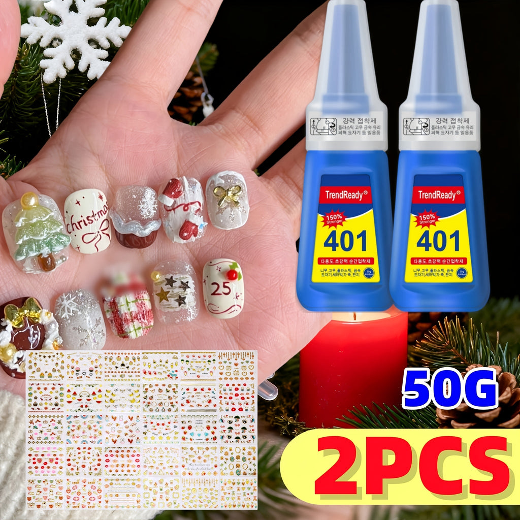 Waterproof Nail Adhesive Tabs with Nail Stickers 0.85oz Dropper Tip Bottle - Extra Strong Alcohol-Free Quick Release Long Wearing Salon Formula for Press On Nails & Nail Art Women  - product image 15