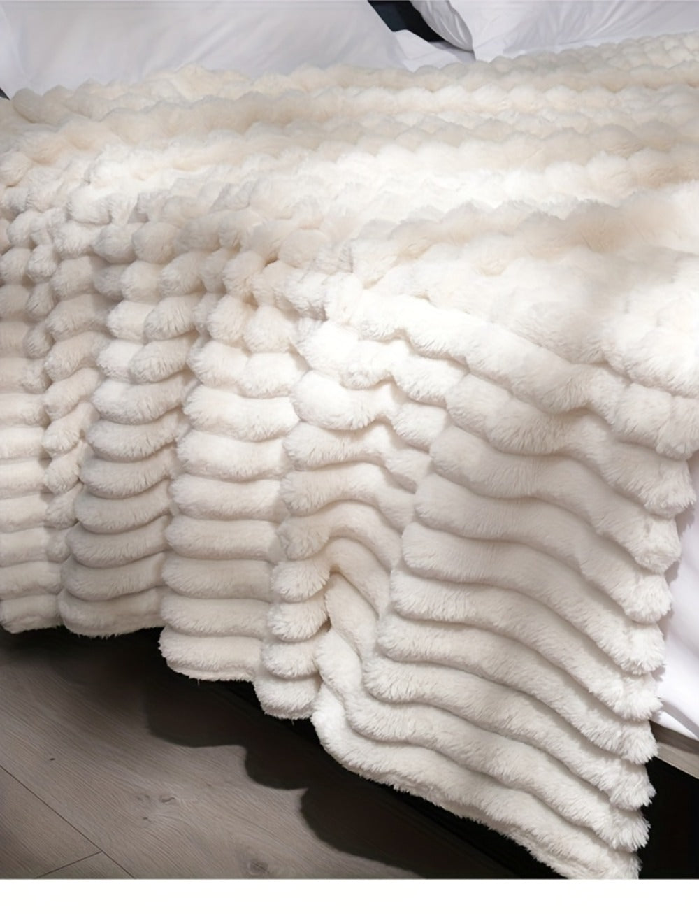 500gsm Heavy Plush Blanket – Ultra Thick Soft Warm Fluffy Blanket for Bed, Sofa & Travel, Baby to Double Size, 5 Colors - product image 30