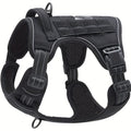 Tactical Dog Harness for Training & Service Dogs, S/M/L/XL, Black, Dark Violet, Khaki, Grey, Yellowish-Brown – No-Pull Dog Harness Military Style Reflective - product image 3