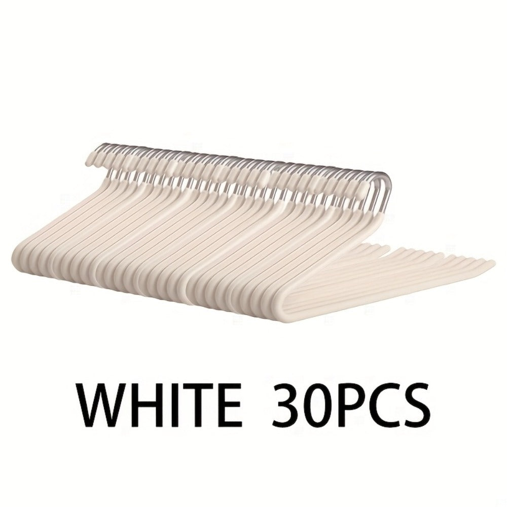 Pants Hangers Metal Open Leg Non-Slip - Heavy Duty Trouser Jeans Hanger for Wardrobe, Space Saving, Black or White, 10/20/30/50pcs - product image 8