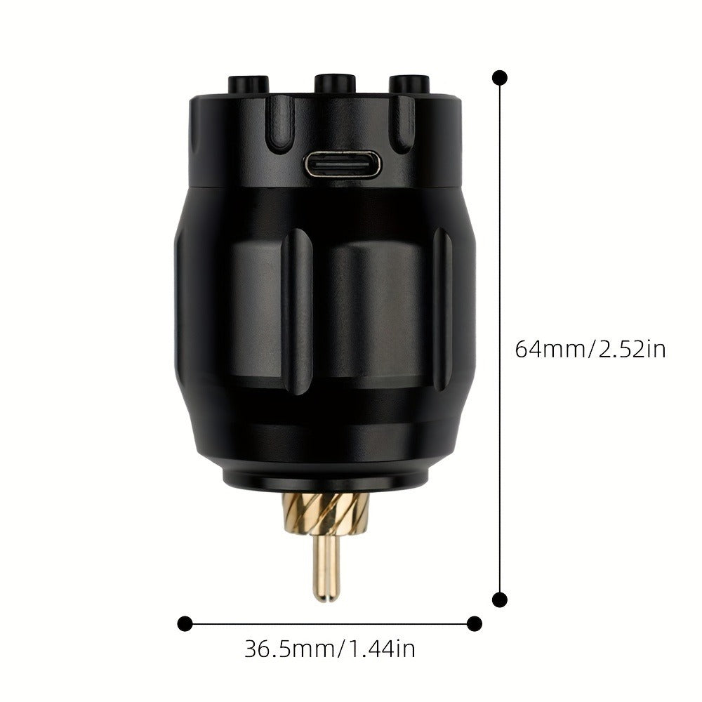 Wireless Tattoo Power Supply Rechargeable — LED Digital Display, RCA Connector, Portable Battery Pack for Rotary Tattoo Machines & PMU Devices, 4 Colors - product image 6