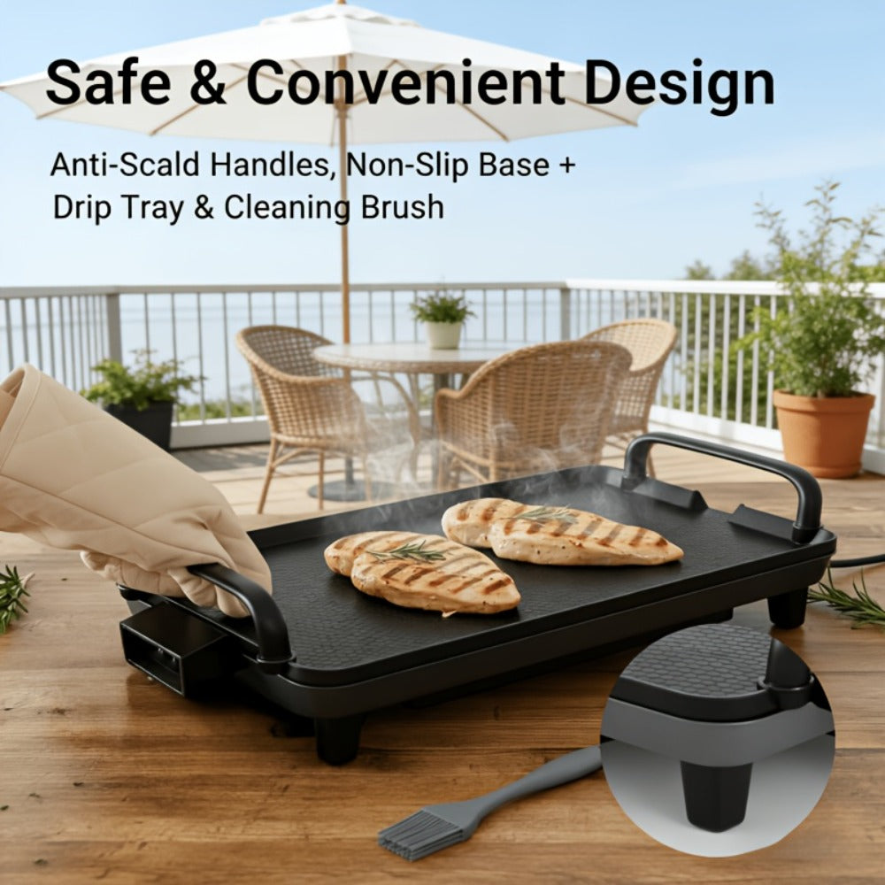 Electric Griddle with Non-Stick Coating - Large Submersible Cooking Surface, Make 15 Eggs at Once, Hassle-Free Cleanup, 2 Sizes Available - Perfect for Breakfast, Pancakes & Family - product image 13