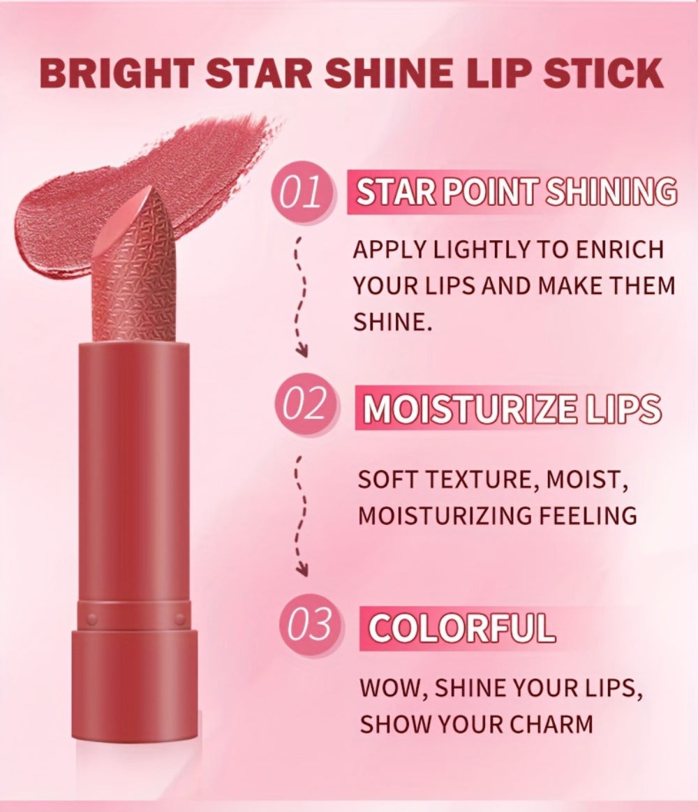 Glossy Shimmer Lipstick Gift Box Set 6PCS – Water-Resistant Long-Lasting Shimmering Lip Color in Assorted Shades, Buildable Pigment Luminous Finish Lipstick Collection for Women Al - product image 11