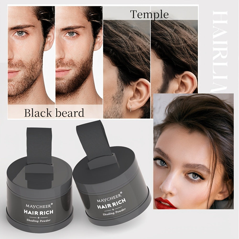 Beard Touch-Up Powder for Men - Instant Gray Coverage Beard Filler for Sparse Patchy Beard Eyebrows Hairline Temples Natural Finish Skin Friendly Long Lasting 5 Colors Available - product image 2