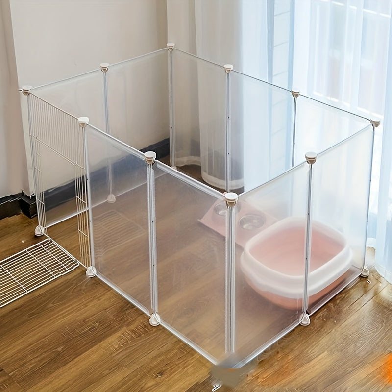 Modular Pet Playpen with Door – 10, 12 & 16 Panel Sets – Indoor Exercise Pen & Fence for Small Dogs, Cats & Rabbits - product image 2