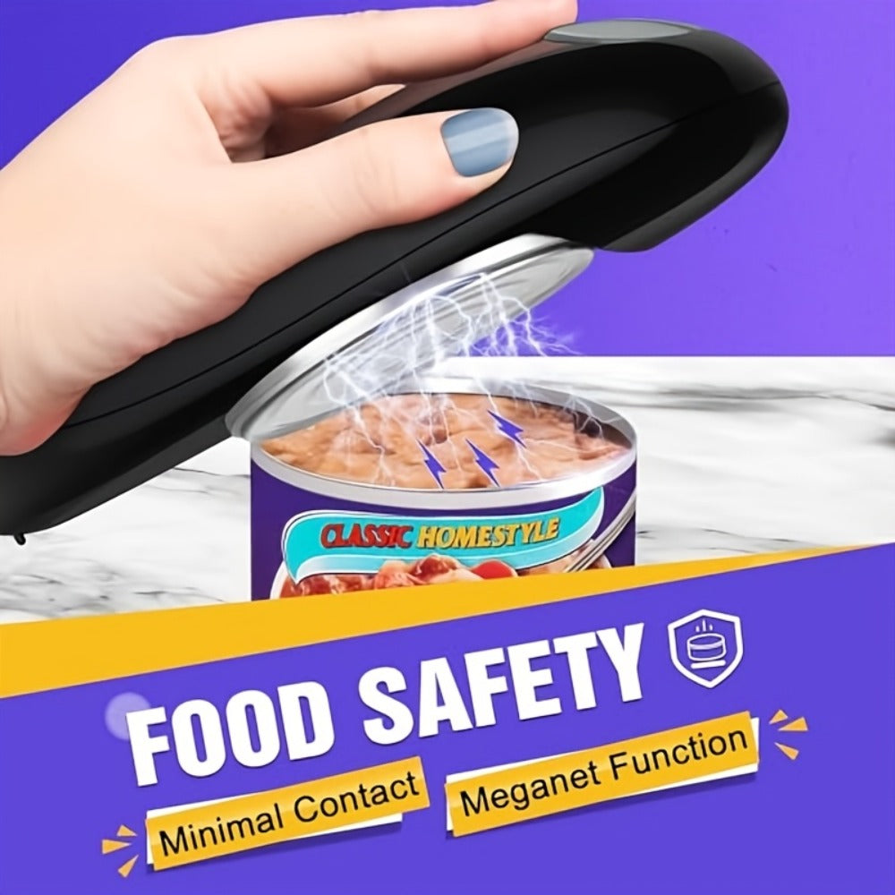 Electric Can Opener One-Touch Automatic – Safe Smooth Edge, Hands-Free Magnetic Lid Lift, Easy Open for Seniors & Arthritis, Universal Fit, Perfect Holiday Gift - product image 8