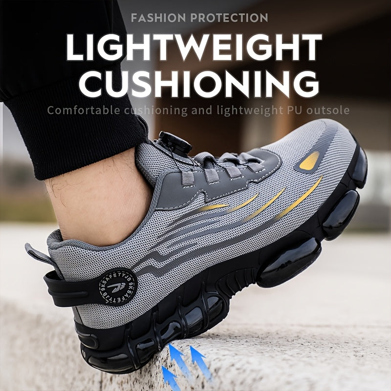 Steel Toe Work Shoes Man Slip Resistant Abrasion Resistant Construction Working Boots Comfortable Breathable Sneaker - product image 9